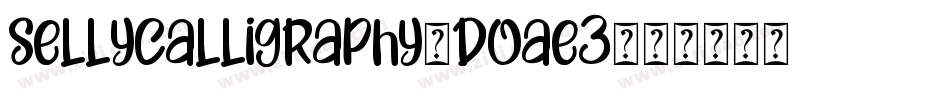 SellyCalligraphy-DOae3字体转换