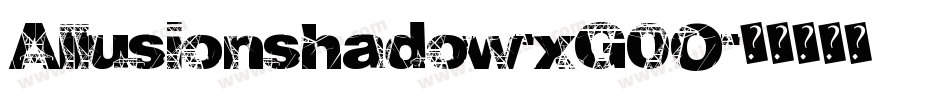 Allusionshadow-xG0O字体转换