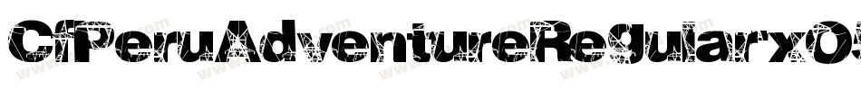 CfPeruAdventureRegular-xO5R字体转换