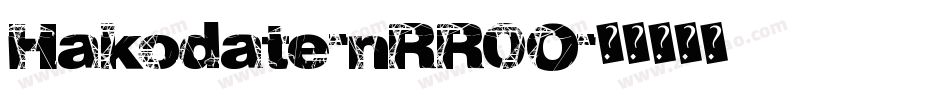 Hakodate-nRR0O字体转换
