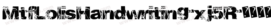 MtfLolisHandwriting-xj5R字体转换
