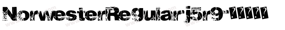 NorwesterRegular-j5r9字体转换