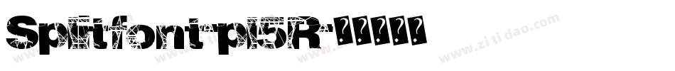 Splitfont-pl5R字体转换