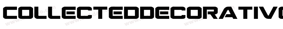 CollectedDecorativecondensedBold-7y1B字体转换