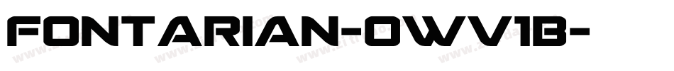 Fontarian-owv1B字体转换