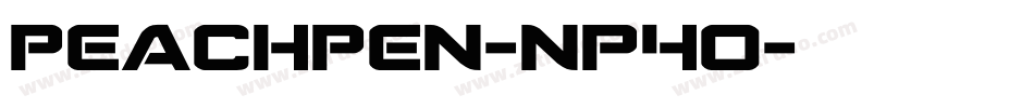 PeachPen-np4O字体转换