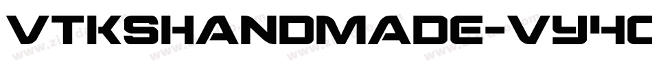 VtksHandMade-vY4O字体转换