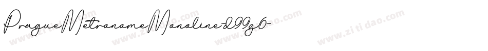 PragueMetronomeMonoline-d99g6字体转换 PragueMetronomeMonoline-d99g6字体转换