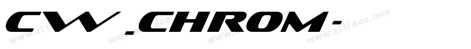 CW_CHROM字体转换