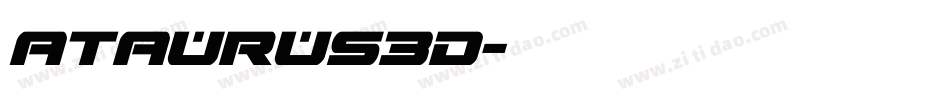 ataurus3d字体转换