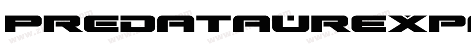 PredataurExpanded-Z3mz字体转换