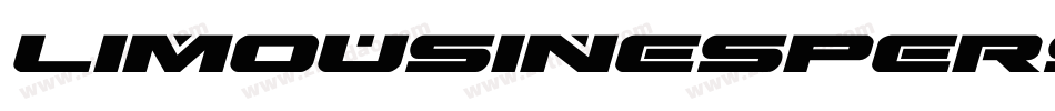 LimousinesPersonalUse-L3ED5字体转换