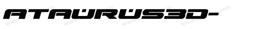 ataurus3d字体转换