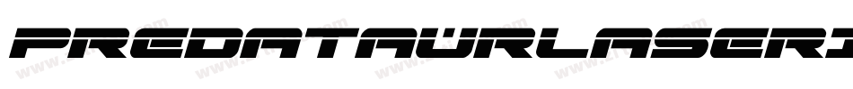 PredataurLaserItalic-J7jM字体转换