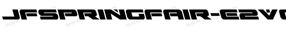 Jfspringfair-e2vg字体转换