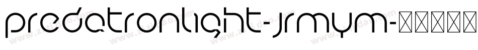 PredatronLight-JRmYM字体转换