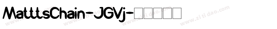 MatttsChain-JGVj字体转换