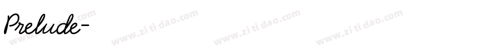 Prelude字体转换