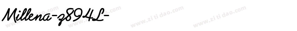 Millena-z894L字体转换