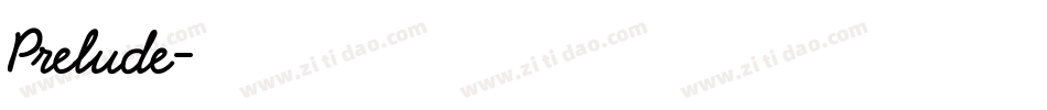 Prelude字体转换