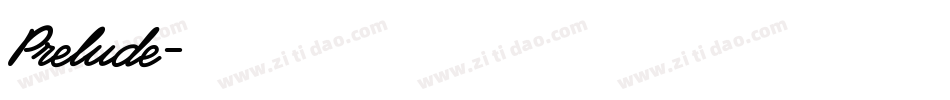 Prelude字体转换