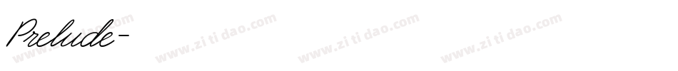 Prelude字体转换