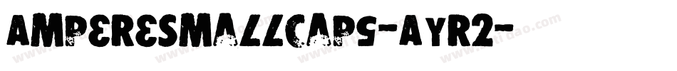 AmpereSmallcaps-AYr2字体转换