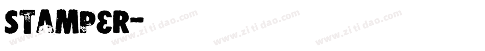Stamper字体转换