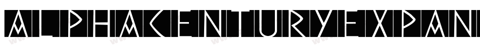 AlphaCenturyExpanded-PKO9B字体转换