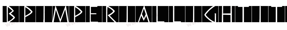 BpimperialLightitalic-MO9B字体转换