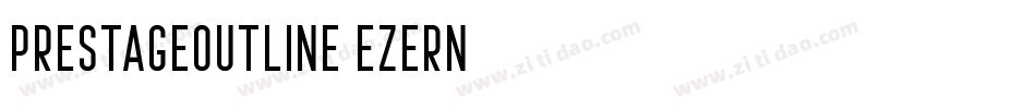 PrestageOutline-eZeRn字体转换