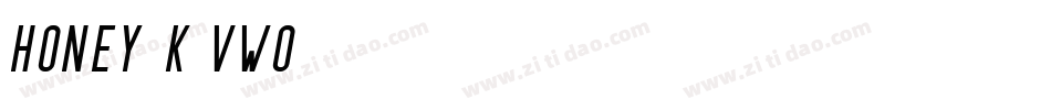 Honey-K7VWo字体转换