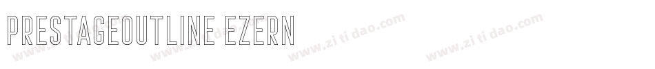 PrestageOutline-eZeRn字体转换
