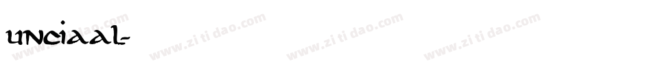 unciaal字体转换