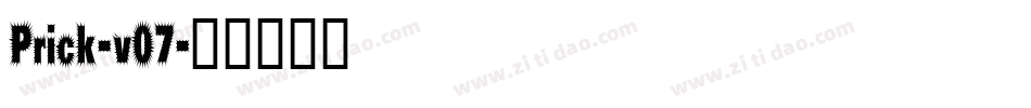 Prick-v07字体转换
