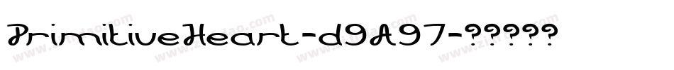 PrimitiveHeart-d9A97字体转换