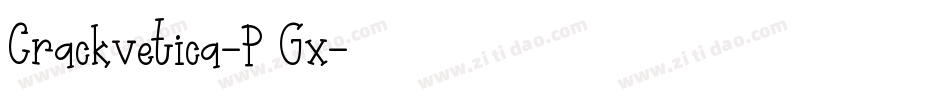 Crackvetica-P5Gx字体转换