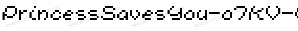 PrincessSavesYou-o7KV字体转换