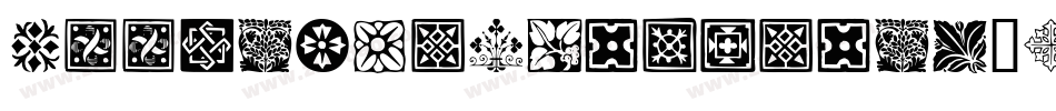WoodtypeOrnaments-Two字体转换