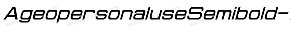 AgeopersonaluseSemibold-1J0L字体转换
