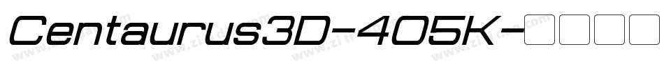 Centaurus3D-4O5K字体转换