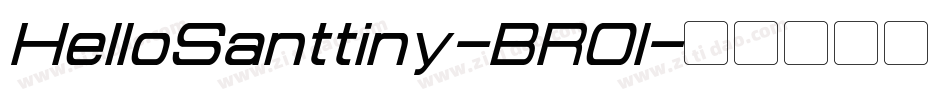 HelloSanttiny-BR0l字体转换