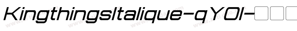KingthingsItalique-qY0l字体转换