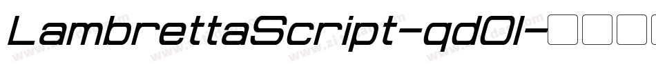 LambrettaScript-qd0l字体转换 LambrettaScript-qd0l字体转换