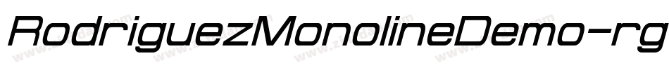 RodriguezMonolineDemo-rgv5K字体转换