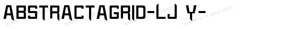 Abstractagrid-LJ8y字体转换