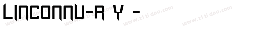 Linconnu-r8Y9字体转换