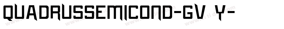 QuadrusSemicond-gv8Y字体转换