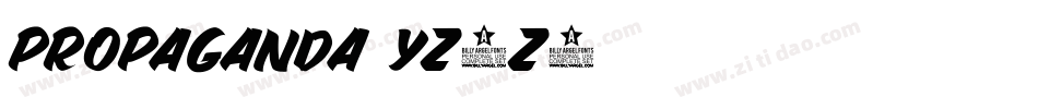 Propaganda-Yz3Z8字体转换