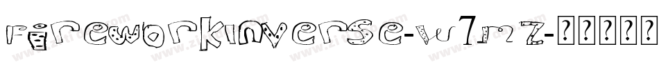 FireworkInverse-W7Mz字体转换